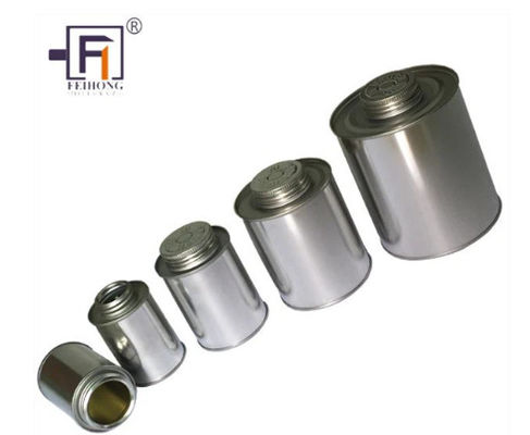 118ML ظروف قوطی فلزی با سرپوش پیچ دار برای چسب های شیمیایی