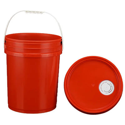 سطل رنگ پلاستیکی 20 لیتری با دریچه دستگیره فلزی پلاستیکی و پوشش صاف
