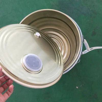 سطل فلزی محافظ مواد غذایی 5 گالن 0.28-0.42mm