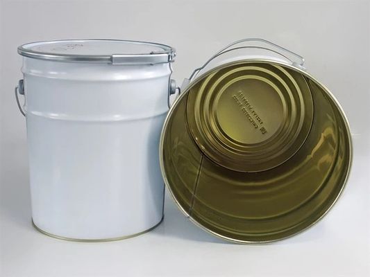 مواد شیمیایی نفتی درجه بندی شده توسط سازمان ملل متحد 5 گالن سطل فلزی مقاومت در برابر خوردگی