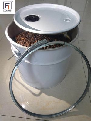 0.32-0.42mm بطری های فلزی 5 گالن 20 لیتر برای ذخیره دانه های قهوه