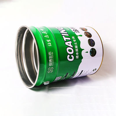 سطل های شیمیایی فلزی 10 لیتر 0.32 تا 0.42 میلی متر با پوشش کنار گل