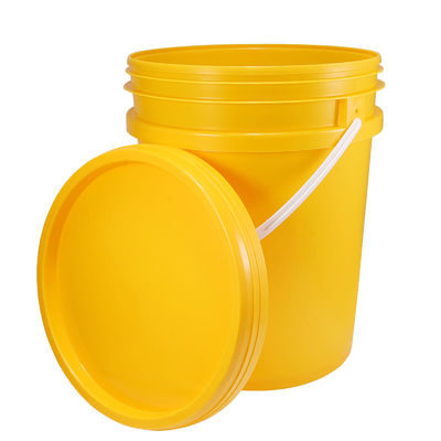 PE 18L سطل رنگ پلاستیکی لاتکس با دریچه پلاستیکی