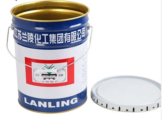 25 لیتری سطل فلزی شیمیایی سطل ضد ریزش پوشش ضد آب برای ذخیره سازی و حمل و نقل امن