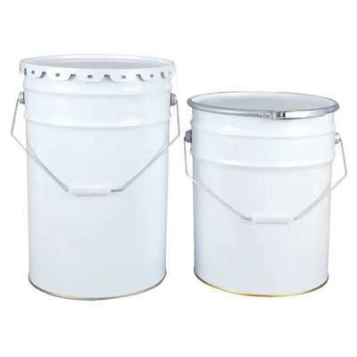 5L پودر پوشش رنگ فلزی سطل رنگ سیاه دسته رنگ سفید