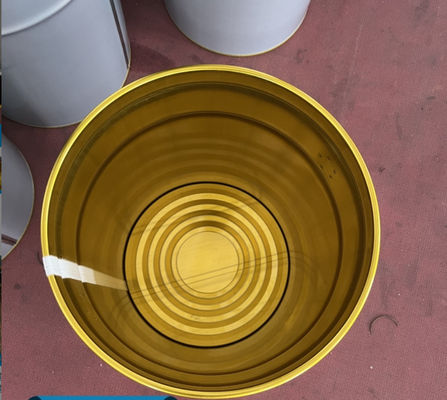 فولاد رنگ آمیزی سطل فلزی با اهرم قفل حلقه کاپ و دسته برای محصولات پودری